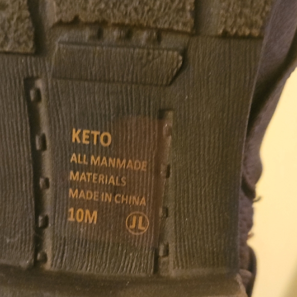 Jellypop Dark Brown Combat Boots - Picture 6 of 7